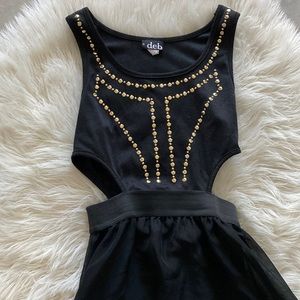 ⚜️ DEB HIGH/LOW RHINESTONE DRESS ⚜️